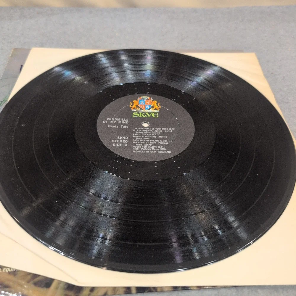 Grady Tate Windmills of My Mind Vinyl LP Skye Records SK-4D Stereo 1968 Jazz - Picture 5 of 6